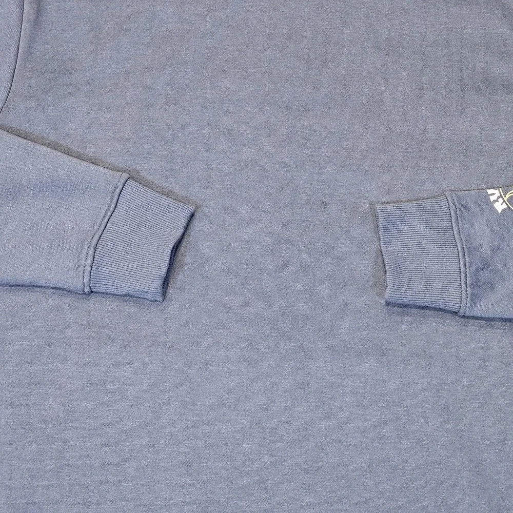 NWT RVCA Hoodie Mens Blue The Balance of Opposites Rays‎ Cotton Full Zip  Medium